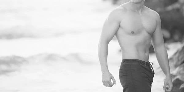 Man representing cosmetic abdominal surgery